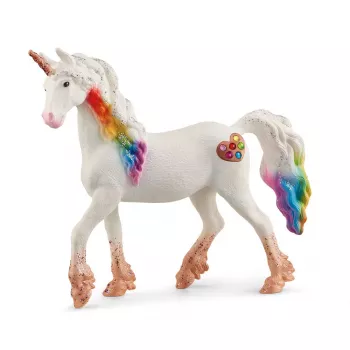 Schleich BAYALA Rainbow Love Unicorn Mare figūrėlė, 5 metų, Vienaragis / Pegasas, Vienaragiai & Fėjos, Įvairiaspalvė