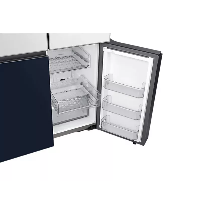 Šaldytuvas Samsung RF65A96768A šalia šalia laisvai pastatomas 647 L baltas