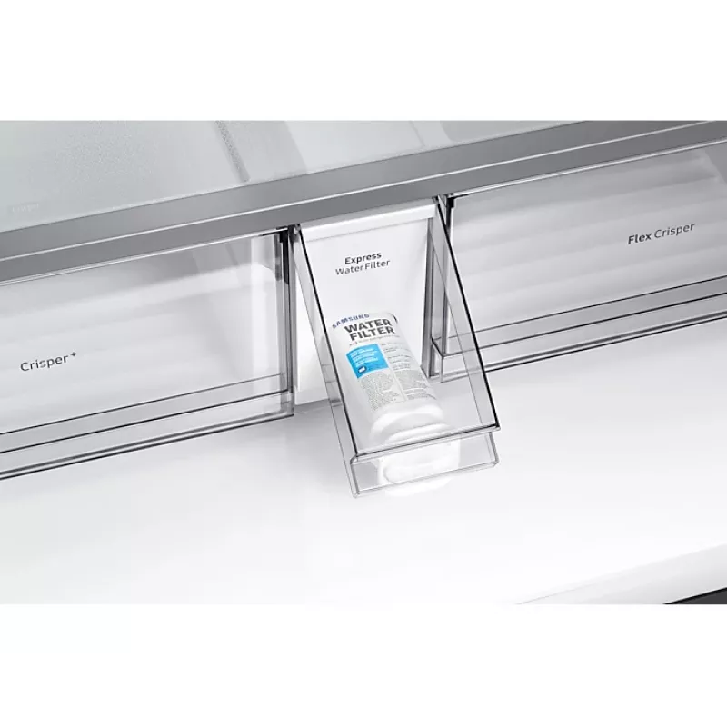 Šaldytuvas Samsung RF65A96768A šalia šalia laisvai pastatomas 647 L baltas