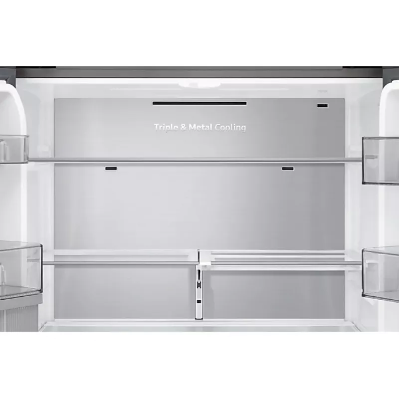 Šaldytuvas Samsung RF65A96768A šalia šalia laisvai pastatomas 647 L baltas