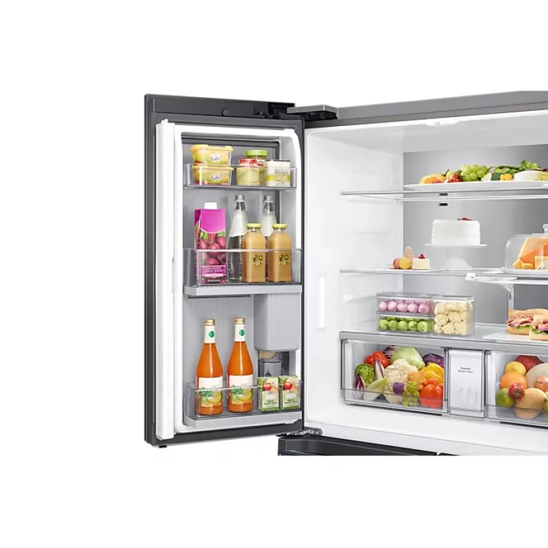 Šaldytuvas Samsung RF65A96768A šalia šalia laisvai pastatomas 647 L baltas