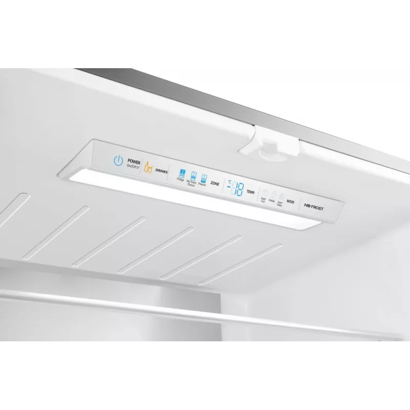 Šaldytuvas Hisense RF540N4SBI2 BK770, French door, pilkas, jutiklinis, LED, vidinis apšvietimas
