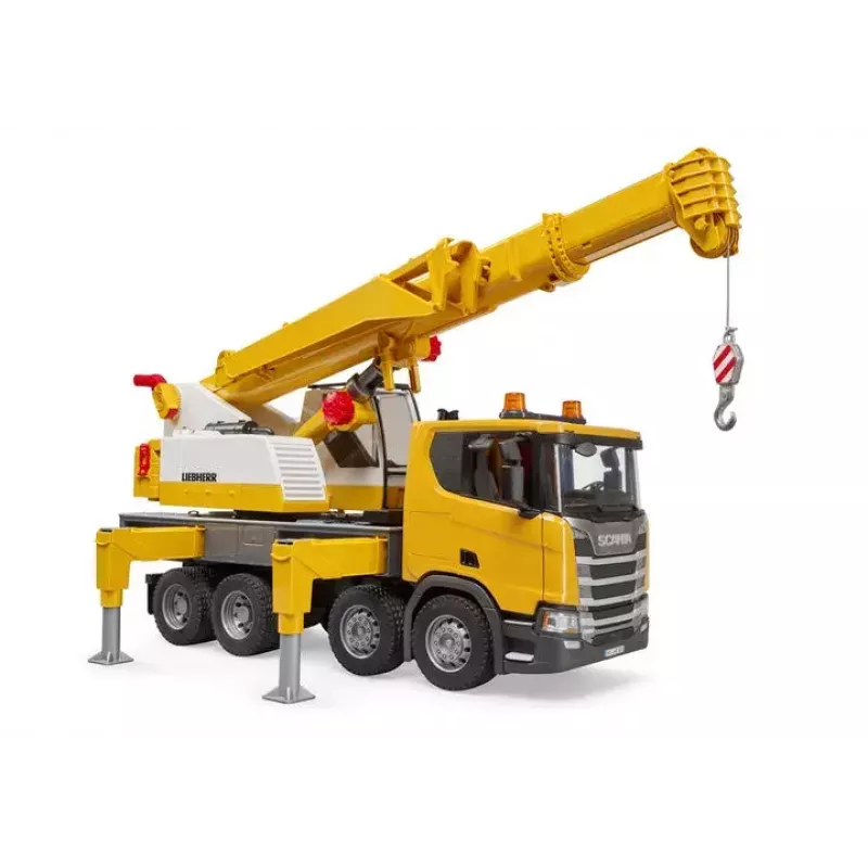 Sunkvežimis su kranu BRUDER SCANIA Super 560R Liebherr