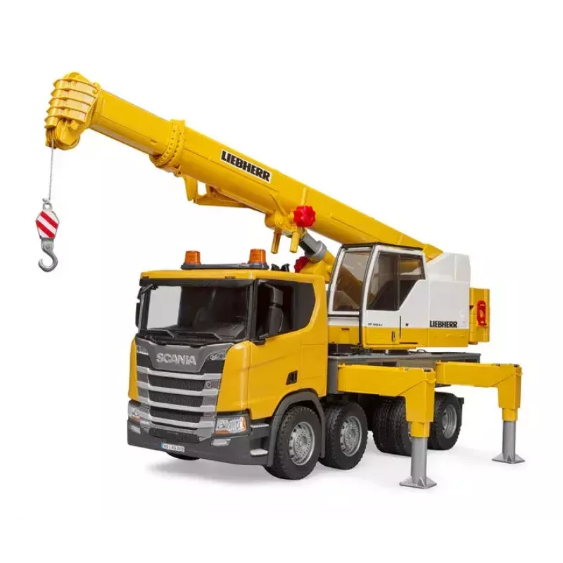 Sunkvežimis su kranu BRUDER SCANIA Super 560R Liebherr