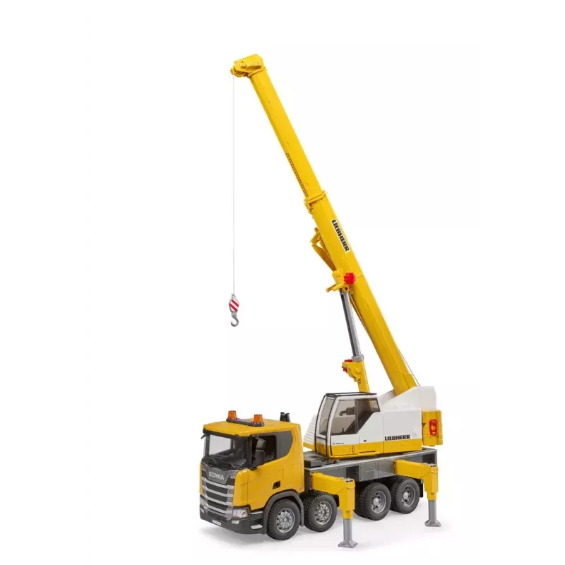 Sunkvežimis su kranu BRUDER SCANIA Super 560R Liebherr