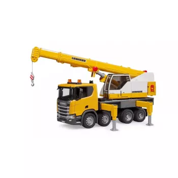 Sunkvežimis su kranu BRUDER SCANIA Super 560R Liebherr