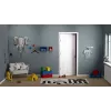 Sieninė lentyna Room Copenhagen LEGO Brick Shelf 8+4 Raudona, 2 lentynos