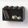 Lentyna Room Copenhagen LEGO Brick 8 Shelf juoda, modulinė demonstravimo lentyna