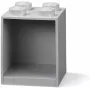 Lentyna Room Copenhagen LEGO Brick 4 lentynų šviesiai pilka