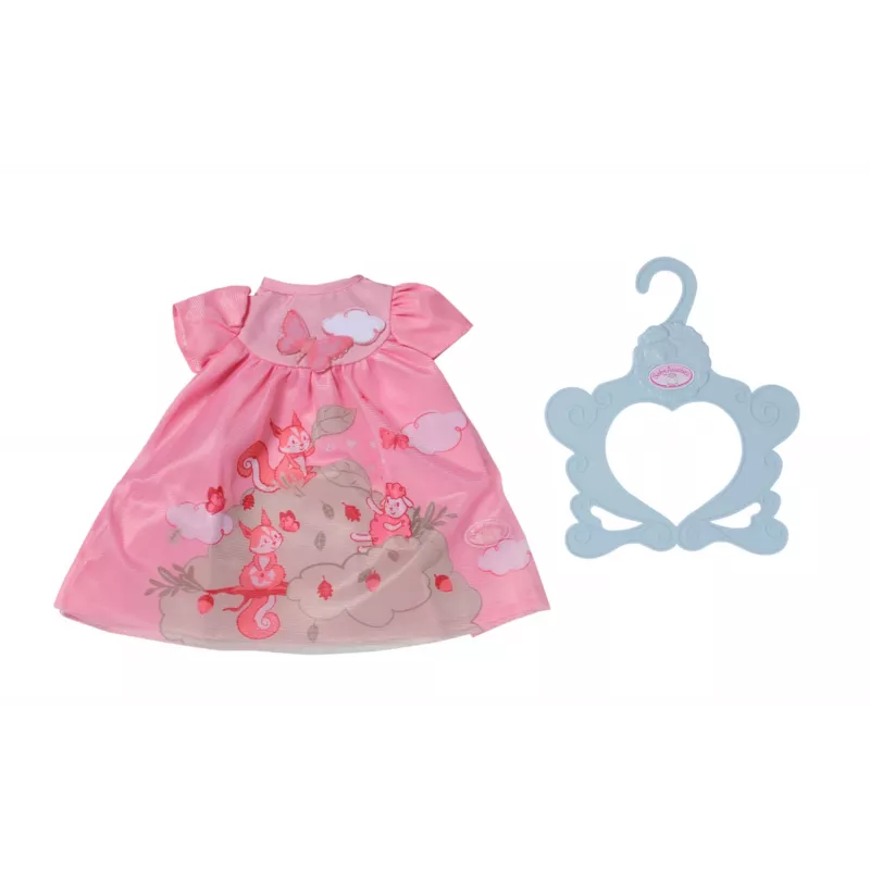 Suknelė lėlei Baby Annabell rožinė 43 cm
