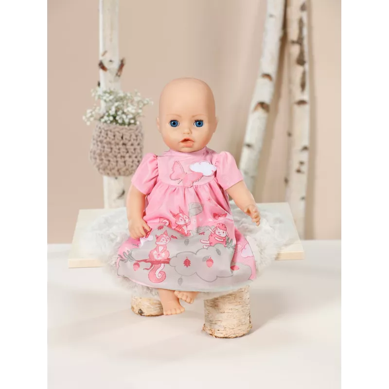 Suknelė lėlei Baby Annabell rožinė 43 cm