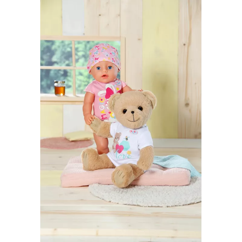 Meškiukas BABY born Bear baltas 0–12 metų