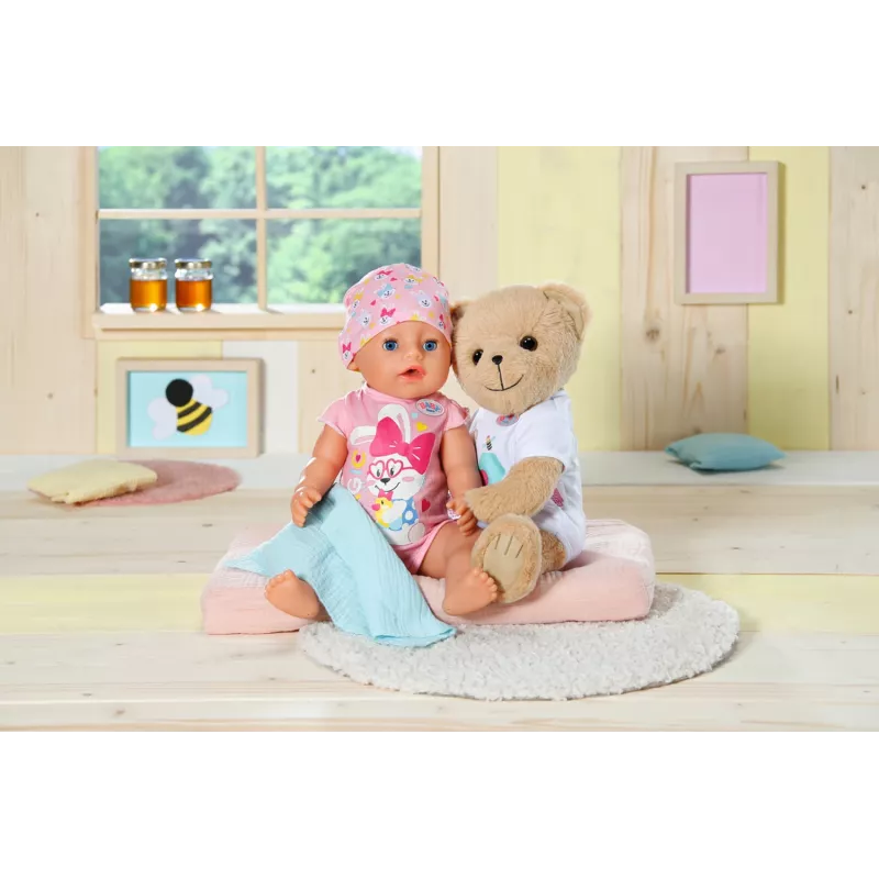 Meškiukas BABY born Bear baltas 0–12 metų