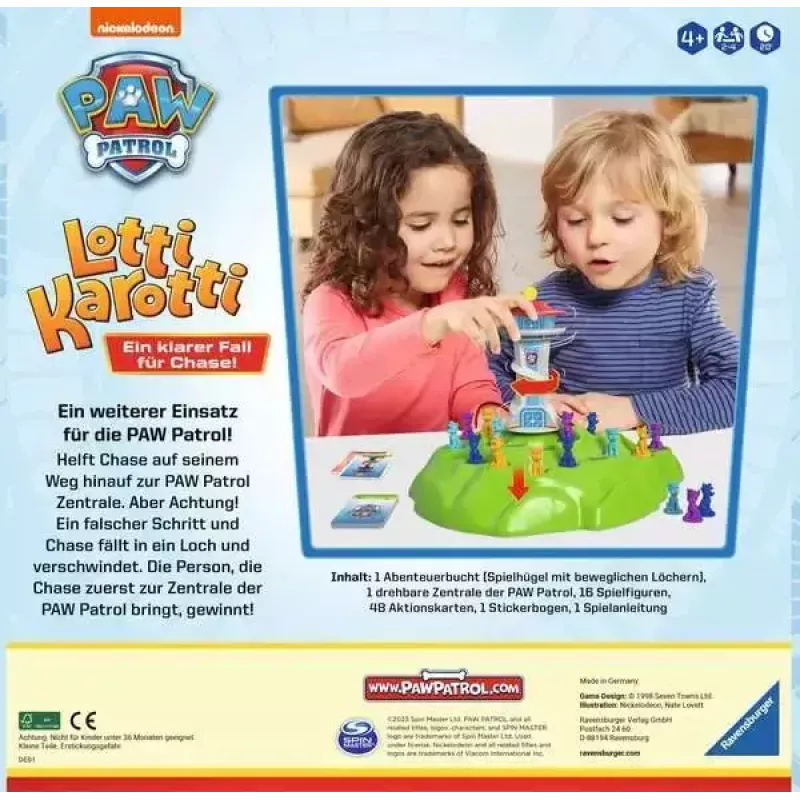 Stalo žaidimas Ravensburger 22372 Šeimyninis žaidimas 20 min 4 metai