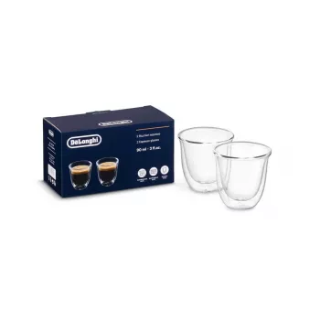 Stiklinės kavai De’Longhi 5513214591 skaidrios 2 vnt.