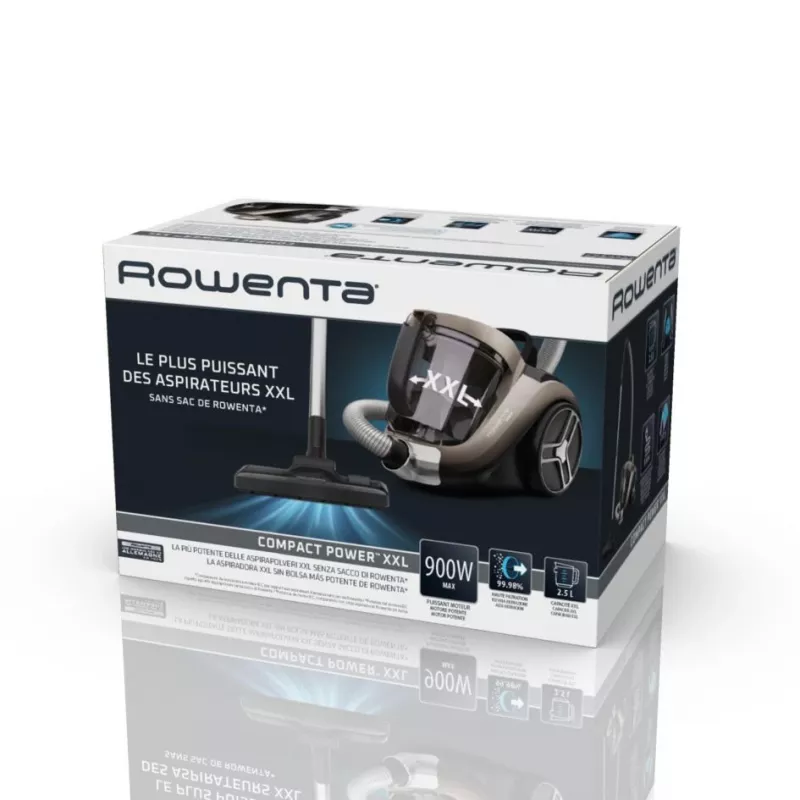 Rowenta Compact Power XXL RO4B50 2.5 L Cikloninis dulkių siurblys Sausas valymas 900 W Be maišelio
