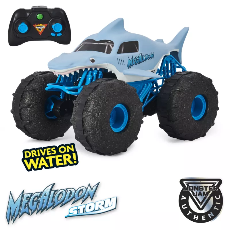 Monster Jam Oficialus Megalodon STORM visureigis nuotoliniu valdymu, 1:15 skalė