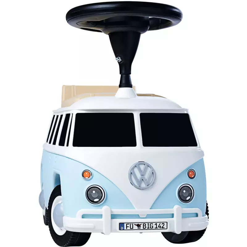 Vaikiškas važinėjantis žaislas BIG Baby VW T1 mėlynas modelis 800055321