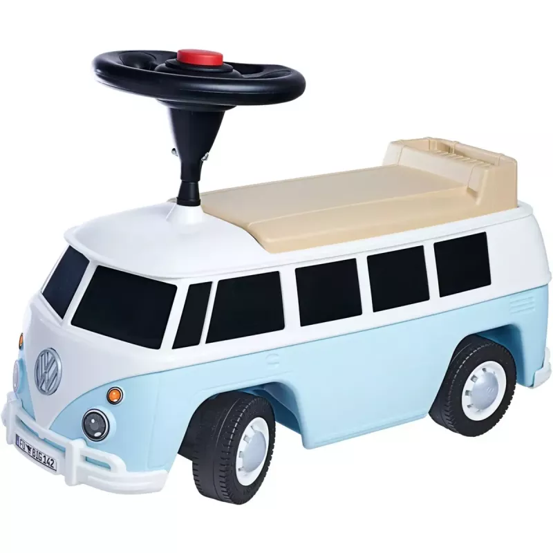 Vaikiškas važinėjantis žaislas BIG Baby VW T1 mėlynas modelis 800055321