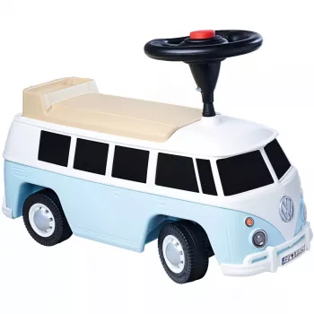 Vaikiškas važinėjantis žaislas BIG Baby VW T1 mėlynas modelis 800055321