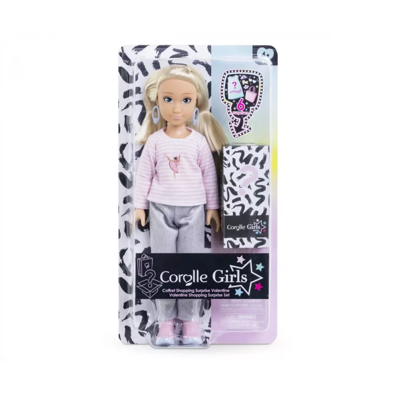 Corolle Valentine Shopping Surprise Set – mados lėlė, 280 mm