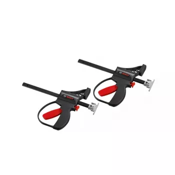 Bosch FSN KZW profesionalūs tvirtinimo spaustuvai kreipiamiesiems bėgiams, 2 vnt., juoda/raudona