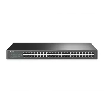 TP-Link TL-SF1048 48 prievadų 10/100Mbps tinklo jungiklis, nevaldomas, Fast Ethernet, montavimas į stovą, 1U
