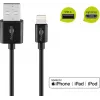 Goobay Lightning USB įkrovimo ir sinchronizavimo laidas 1 m, USB A – Lightning, CE, MFi