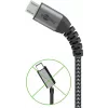 USB kabelis Wentronic 49282 USB 2.0 1 m Micro-USB B USB A juodai pilkas