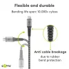 USB kabelis Wentronic 49282 USB 2.0 1 m Micro-USB B USB A juodai pilkas