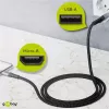 USB kabelis Wentronic 49282 USB 2.0 1 m Micro-USB B USB A juodai pilkas