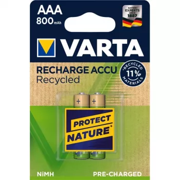 VARTA Įkraunama Baterija Recycled 800mAh AAA NiMH 2 vnt.