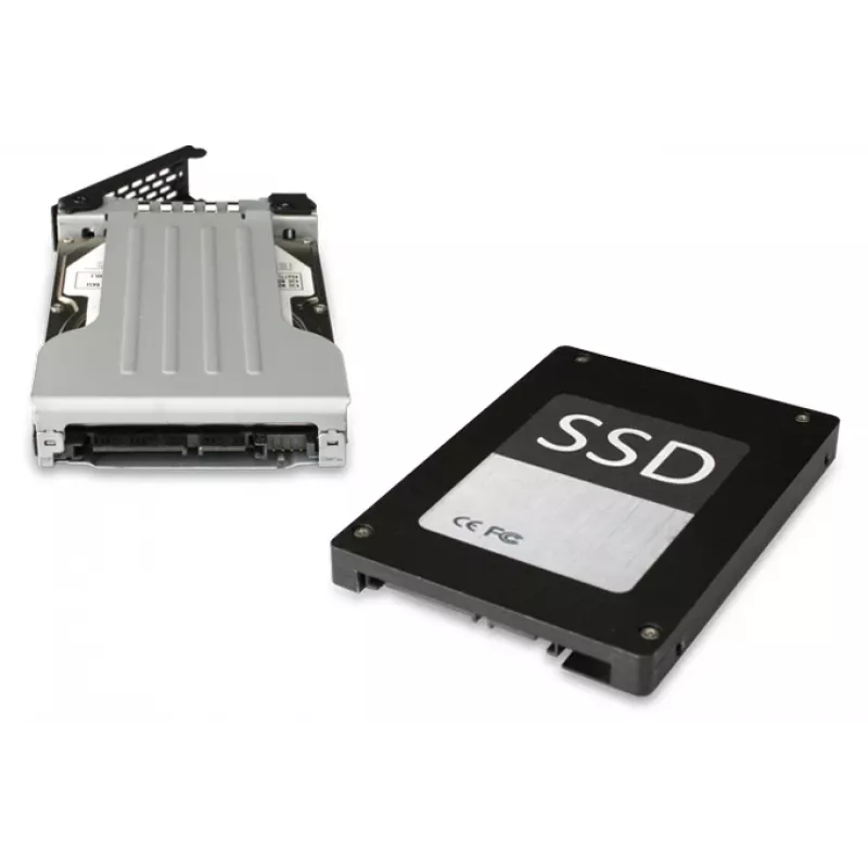 Icy Dock ToughArmor MB994SP-4SB-1 pilno metalo 4 lizdų 2,5 colio SATA HDD ir SSD krepšys išoriniam 5,25 colio lizdui