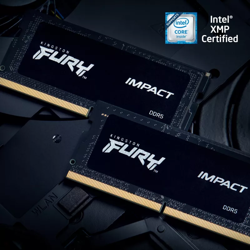 Kingston Technology FURY 32GB 6000MT/s DDR5 CL38 SODIMM (2 rinkinys) Impact XMP