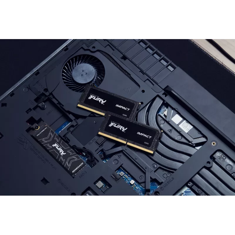 Kingston Technology FURY 32GB 6000MT/s DDR5 CL38 SODIMM (2 rinkinys) Impact XMP