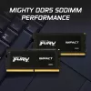 Kingston Technology FURY 32GB 6000MT/s DDR5 CL38 SODIMM (2 rinkinys) Impact XMP