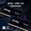 Kingston Technology FURY 32GB 6000MT/s DDR5 CL38 SODIMM (2 rinkinys) Impact XMP