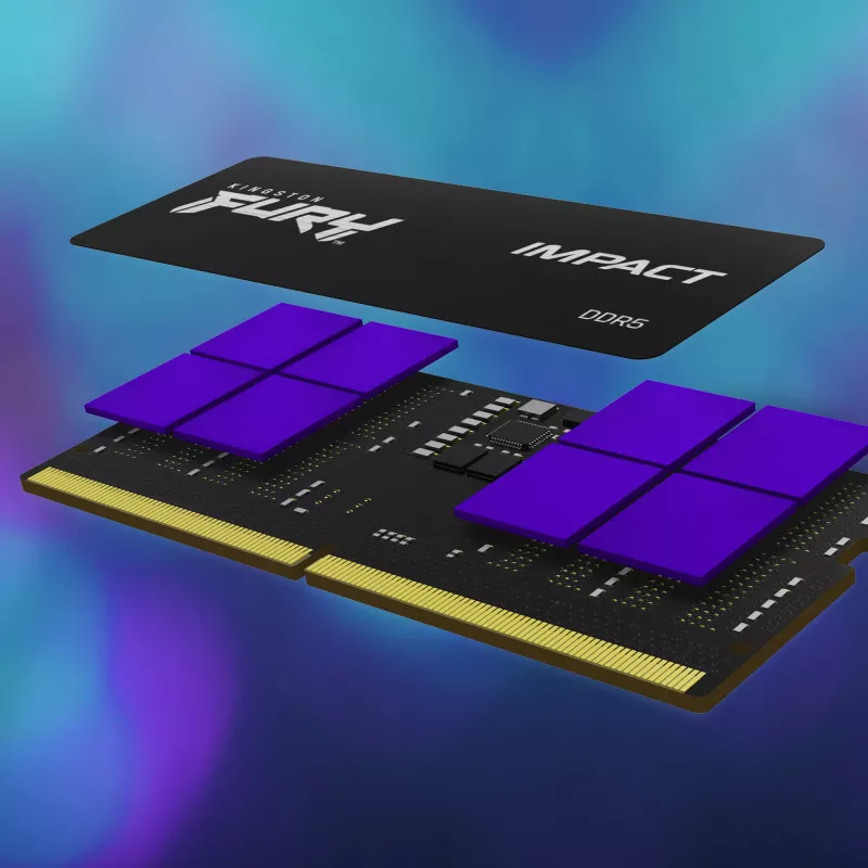 Kingston Technology FURY 32GB 6000MT/s DDR5 CL38 SODIMM (2 rinkinys) Impact XMP
