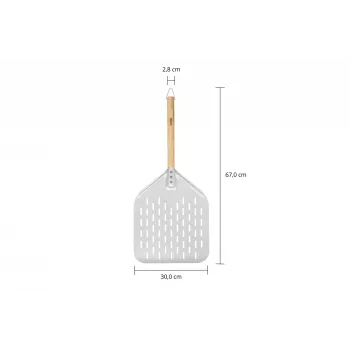 Unold 6881620 picos mentė aliuminis, medis