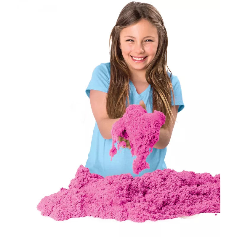 Spin Master Kinetic Sand rožinė 2 svarai (0,91 kg) lipnus smėlis vaikams