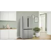 Šaldytuvas Bosch Serie 4 KFN96APEA šaldiklis šone, laisvai pastatomas, 605 L, nerūdijantis plienas