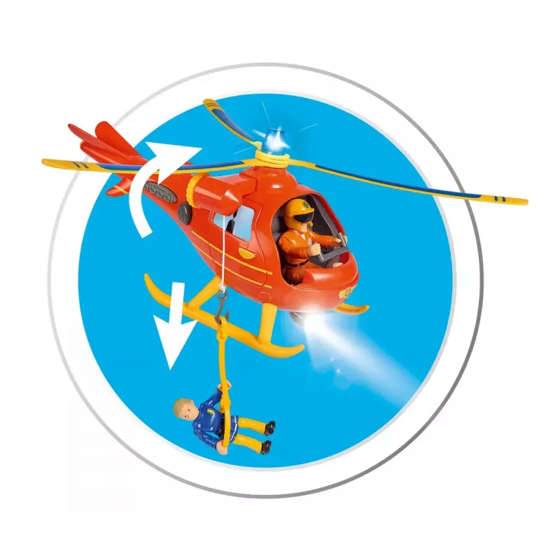 Sraigtasparnis Simba Toys Fireman Sam 109252510 Oranžinis 3+