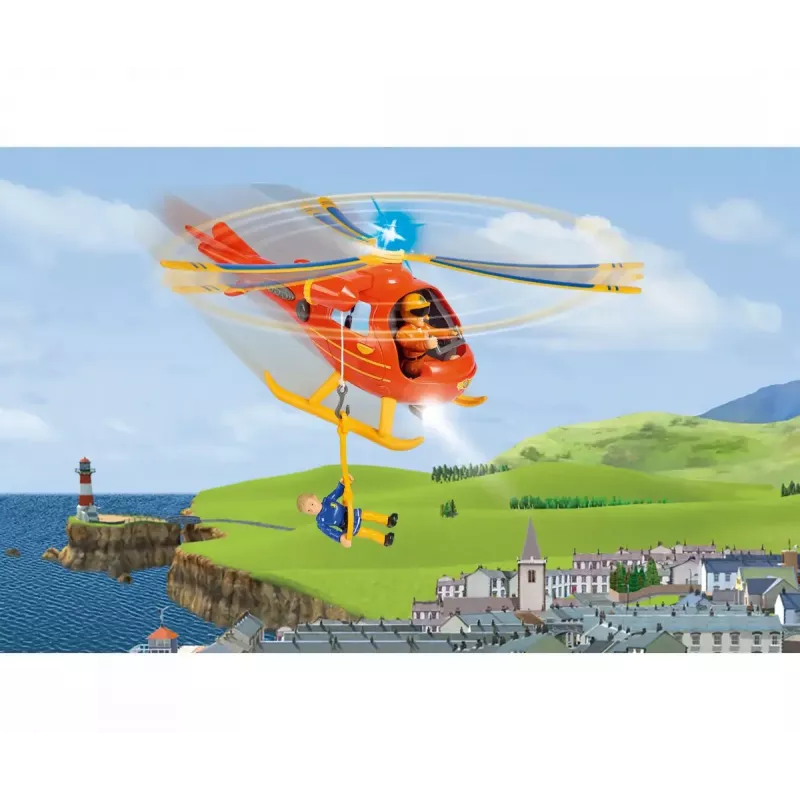 Sraigtasparnis Simba Toys Fireman Sam 109252510 Oranžinis 3+