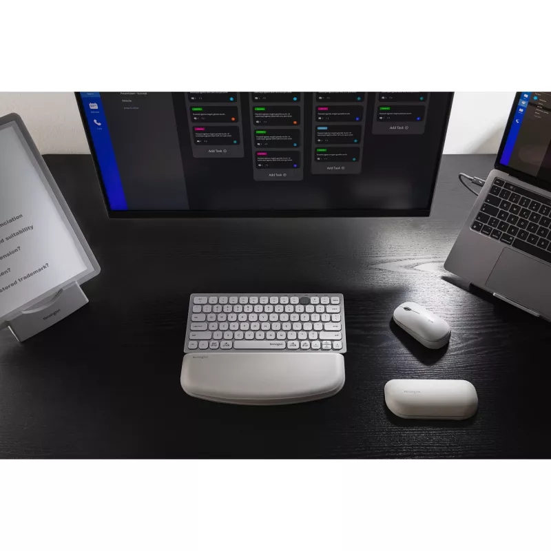 Kensington ErgoSoft riešo atrama standartinei pelei, pilka, dirbtinė oda, gelis, 200 g