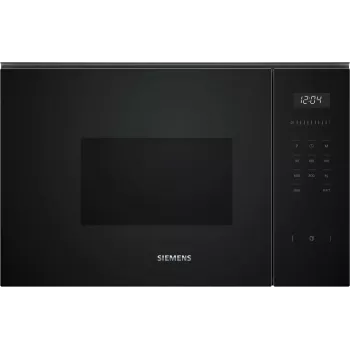 Siemens iQ500 BF525LMB1 įmontuojama mikrobangų krosnelė Juoda Solo 20 L 800 W
