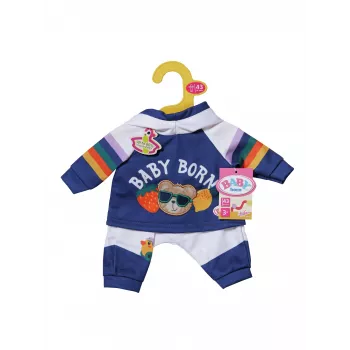 BABY born sportinis kostiumas Navy 43cm lėlės drabužių komplektas