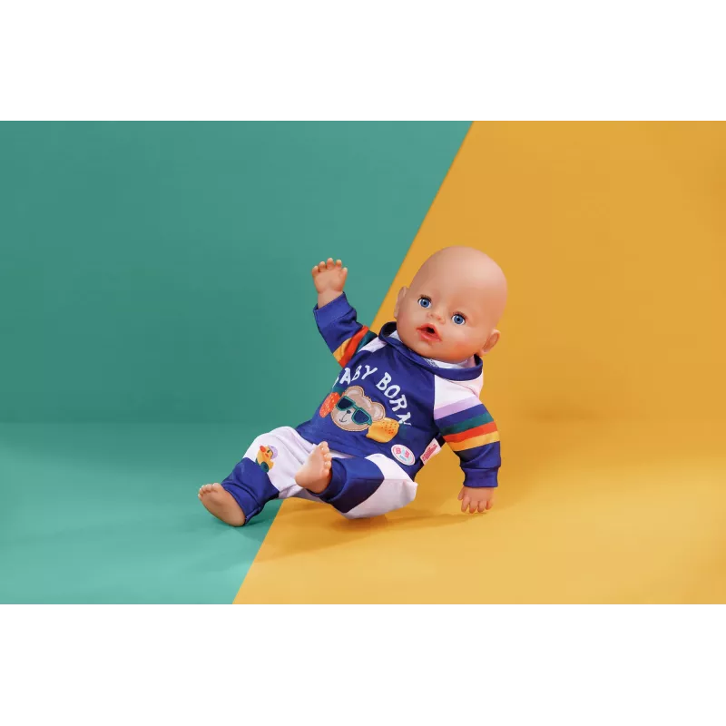 BABY born sportinis kostiumas Navy 43cm lėlės drabužių komplektas