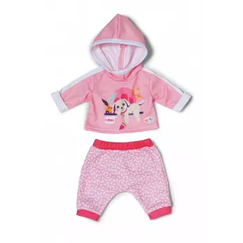 BABY born bėgimo kostiumėlis rožinis 43 cm lėlės drabužių rinkinys