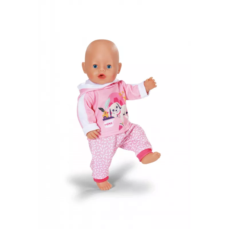 BABY born bėgimo kostiumėlis rožinis 43 cm lėlės drabužių rinkinys