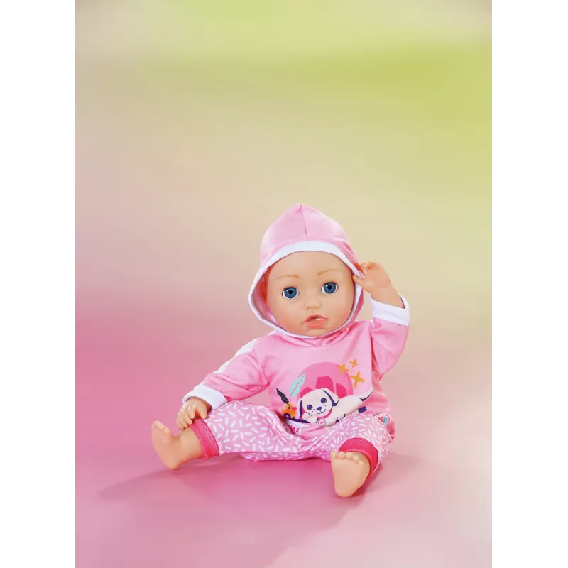 BABY born bėgimo kostiumėlis rožinis 43 cm lėlės drabužių rinkinys